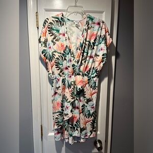 Women’s MARE BLU Tropical Floral Print Dress sz M